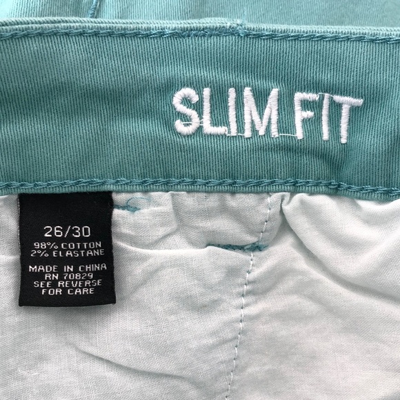 Carbon Flex Blue/Green Skinny Jeans NWT - Picture 7 of 9